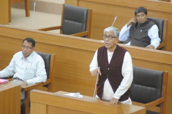 Number of anti-social elements fall down in the recent year: Manik Sarkar